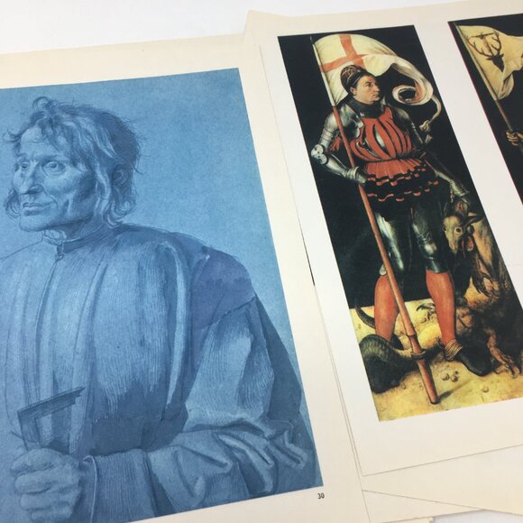 Bundle of Albrecht Dürer Portraits Religious Renaissance Gothic Art Prints - Picture 12 of 16